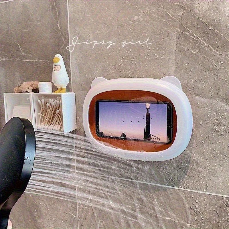 Waterproof Shower Phone Holder – Wall Mount Touch Screen Case