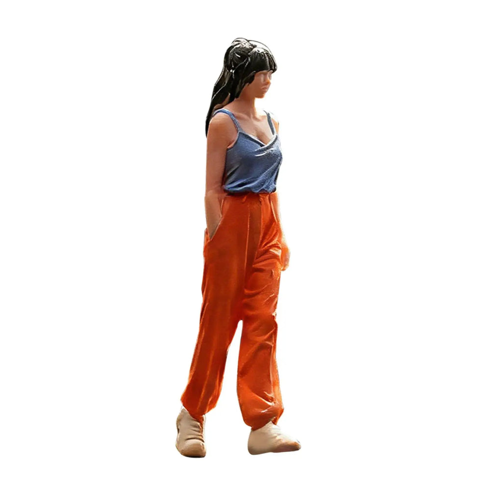 1:64 Scale Hand-Painted Miniature Female Figure | Diorama
