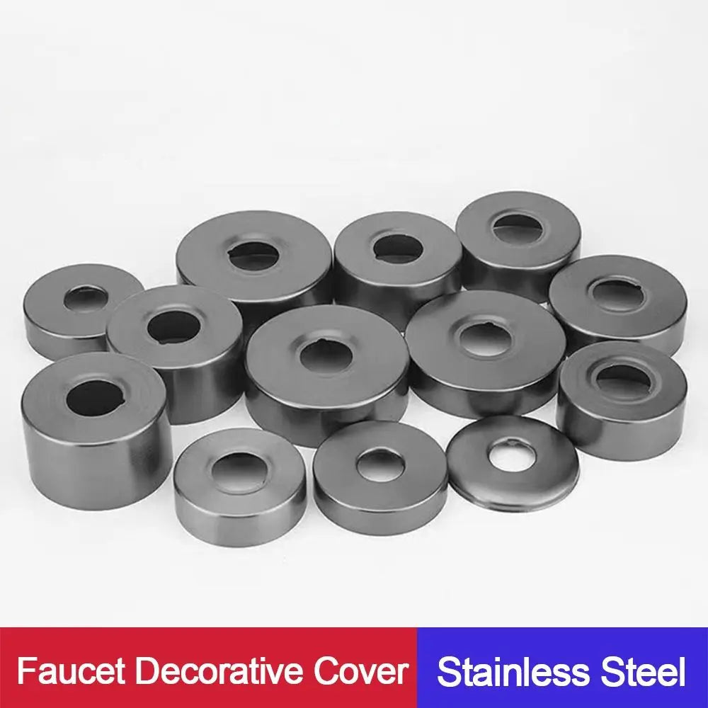 Stainless Steel Round Pipe Flange Cover – Faucet Escutcheon