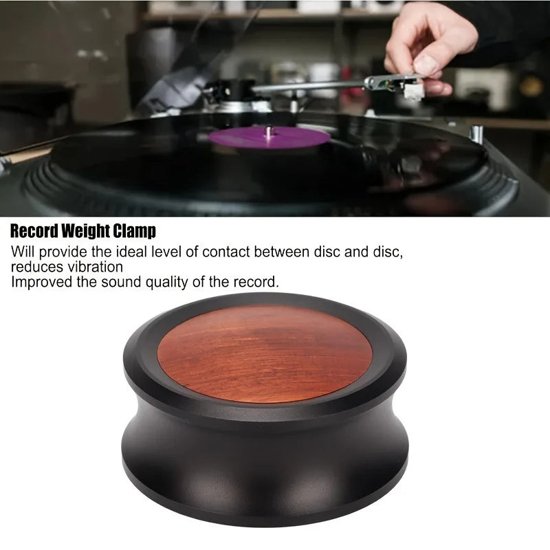 ZJMZYM Rosewood Vinyl Record Player | 33 & 45 RPM Turntable