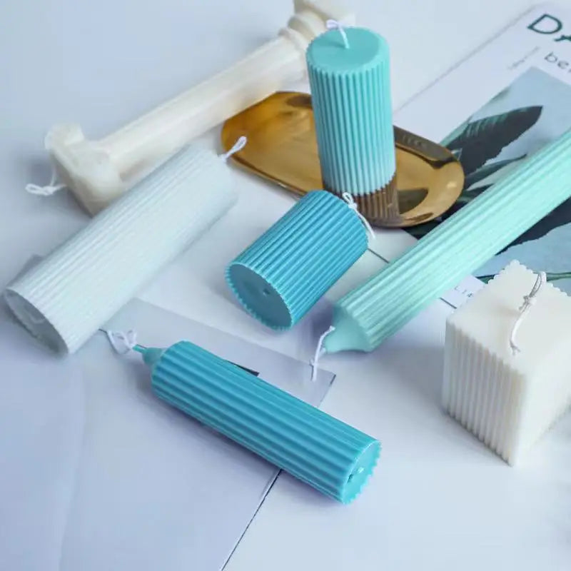 DIY Plastic Candle Molds – Cylinder, Round & Irregular Shapes