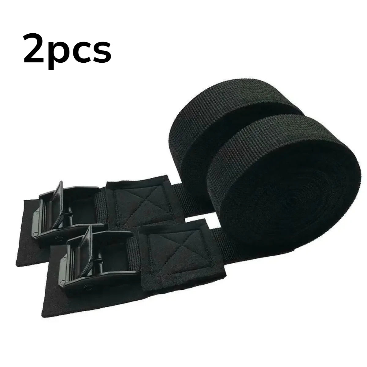 Cam Loop Tie-Down Straps for Kayak & Car Roof Rack – 2 Pack