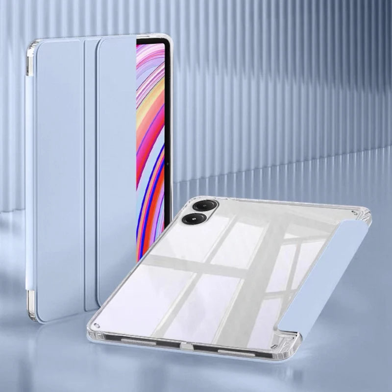 Redmi Pad Pro & Poco Pad Case 12.1" | Acrylic Back + Pen Holder