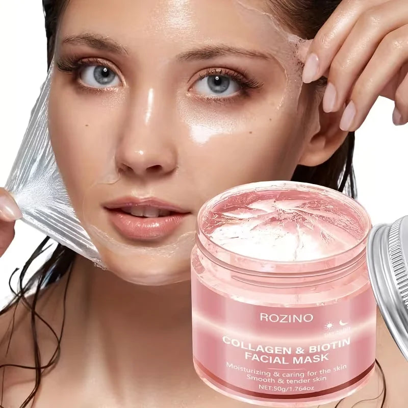 ROZINO Biotin Collagen Peel-Off Day & Night Face Mask