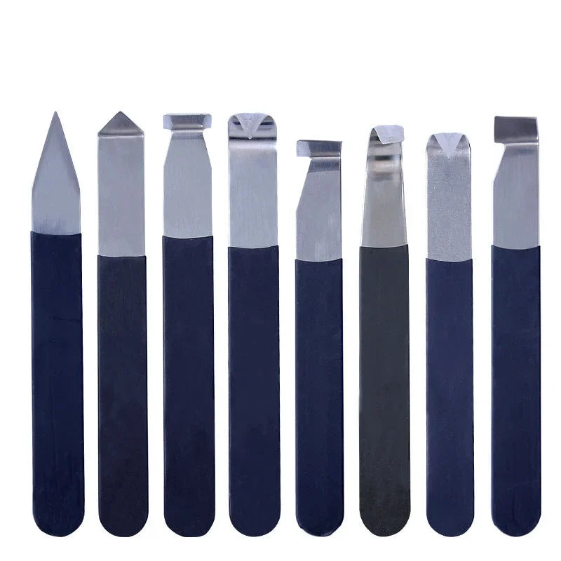 Stainless Steel Clay Sculpting & Carving Tool Set – 4 or 8 Pcs