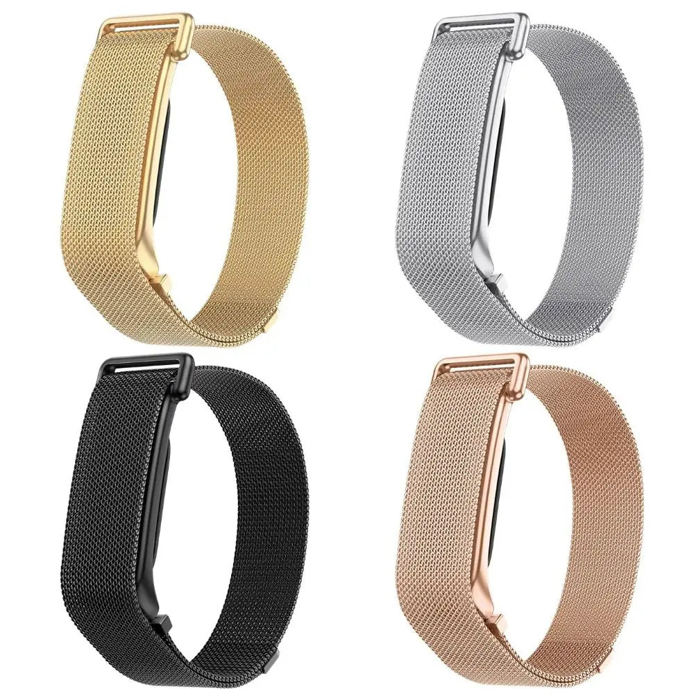 Stainless Steel Magnetic Mesh Watch Band for Fitbit Air
