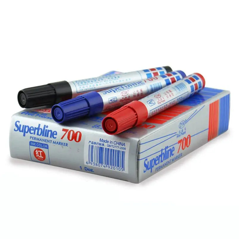 Waterproof Permanent Marker Pen – Refillable Big Head Marker
