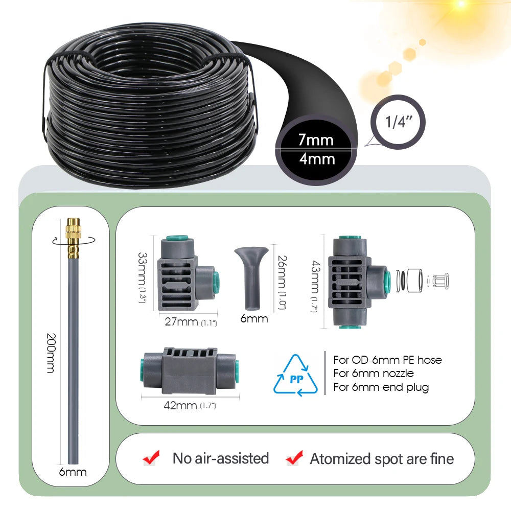 Dual-Zone Garden Irrigation Timer & Mist Cooling Kit | DIY