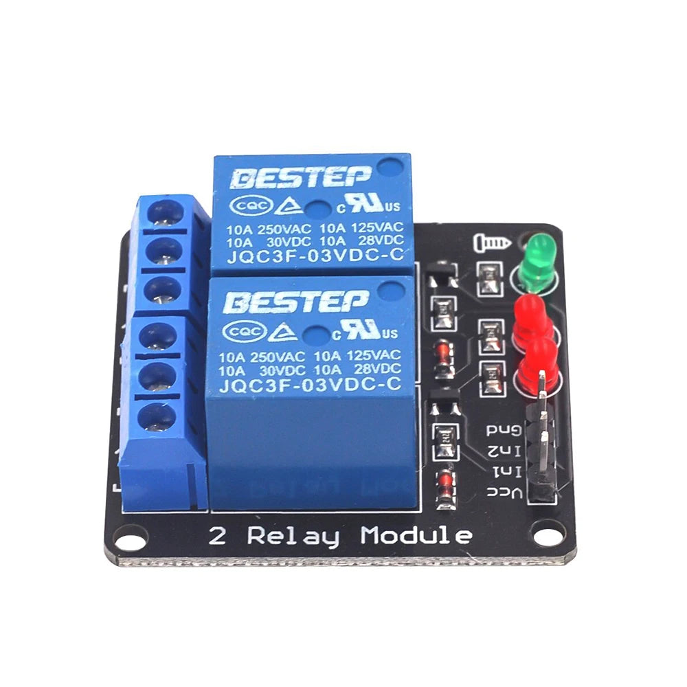 3V 1/2/4-Channel Relay Module Low-Level Trigger for Arduino