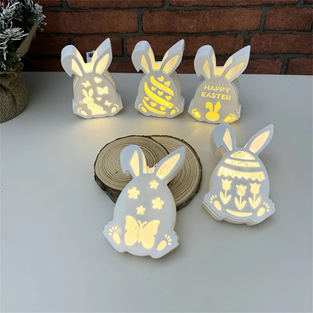 Easter Rabbit Hollow Silicone Mold – DIY Candle & Plaster