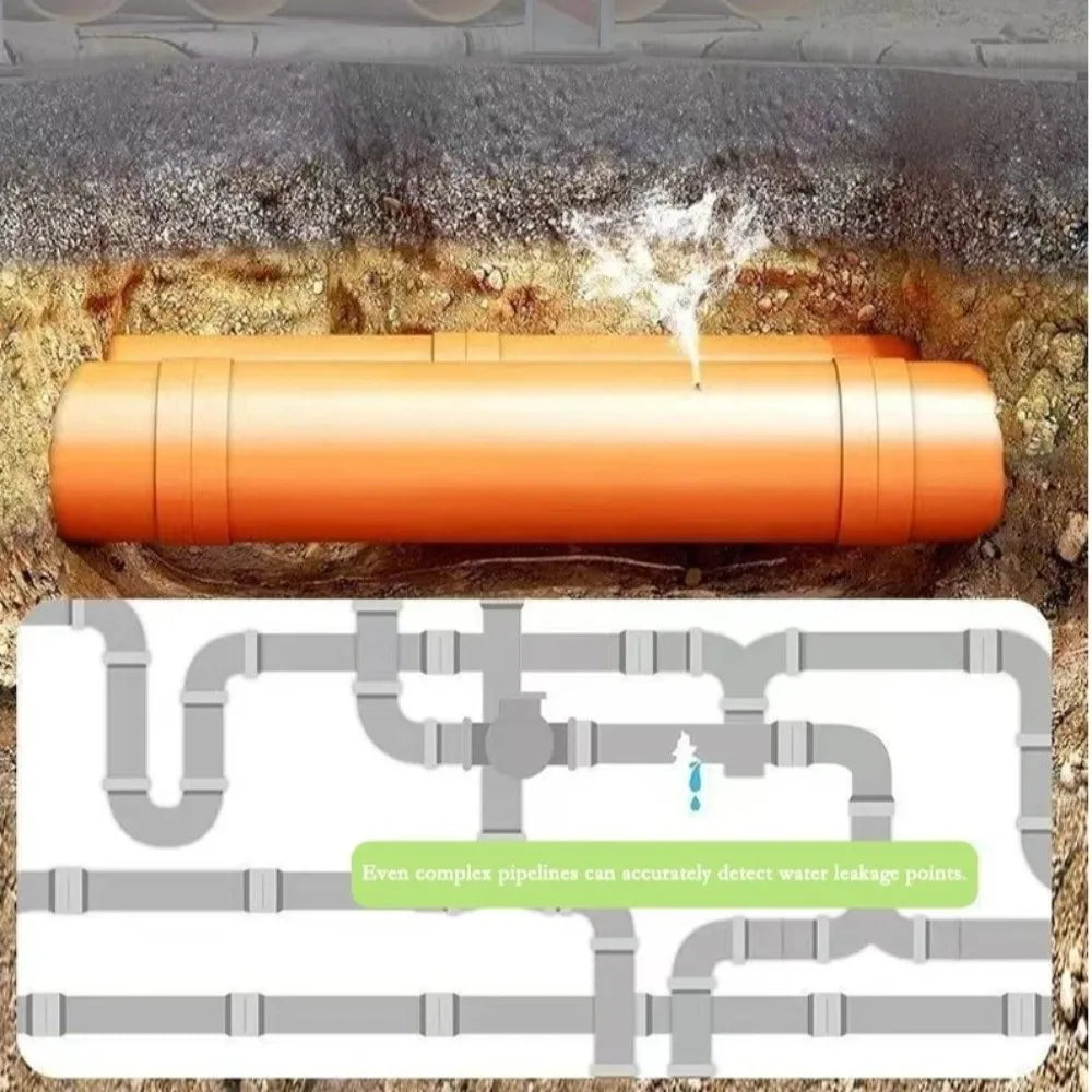 Pipe Water Leak Detector – Acoustic Sound Detection Tool