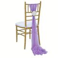 Tulle Organza Chair Sash Ribbon Bow – Wedding & Banquet Décor