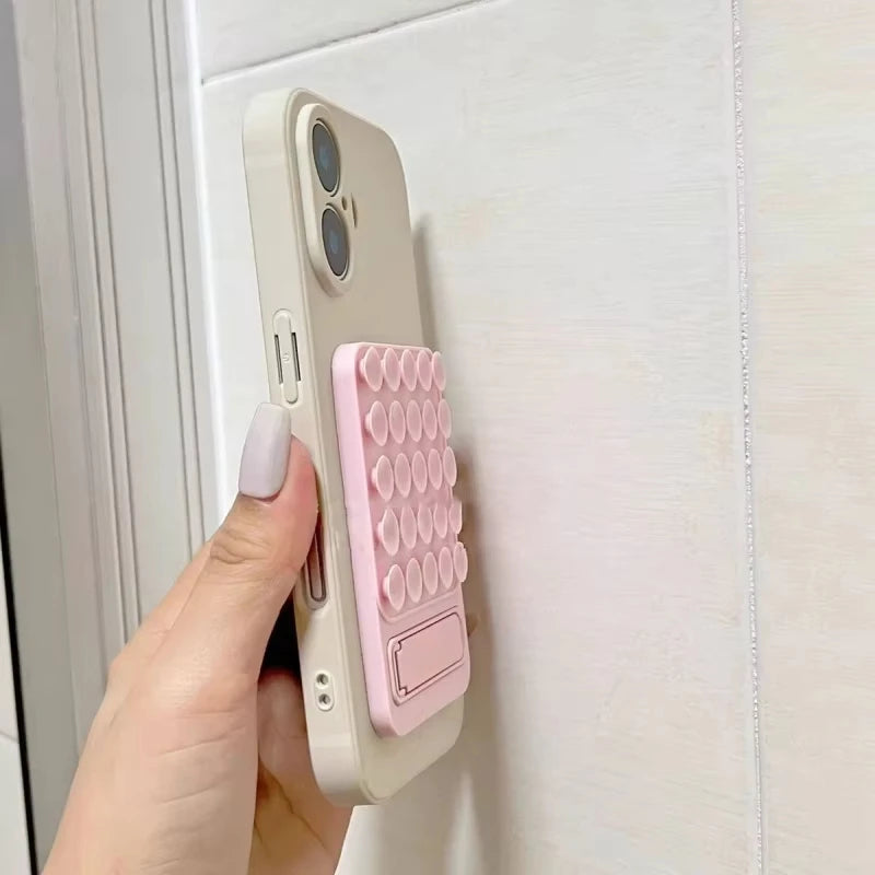 Suction Cup Phone Case with Kickstand | Universal Silicone