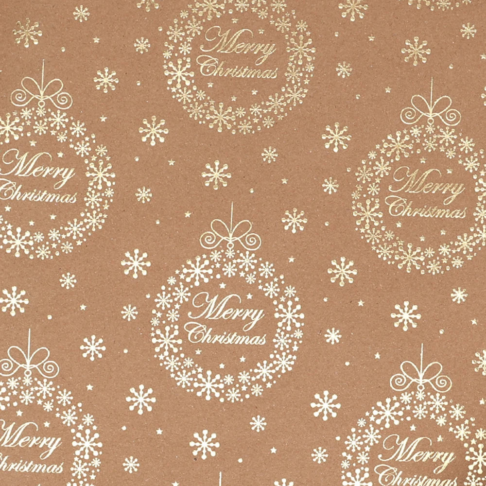 Metallic Gold Christmas Wrapping Paper Roll 300×43cm | Gift Wrap