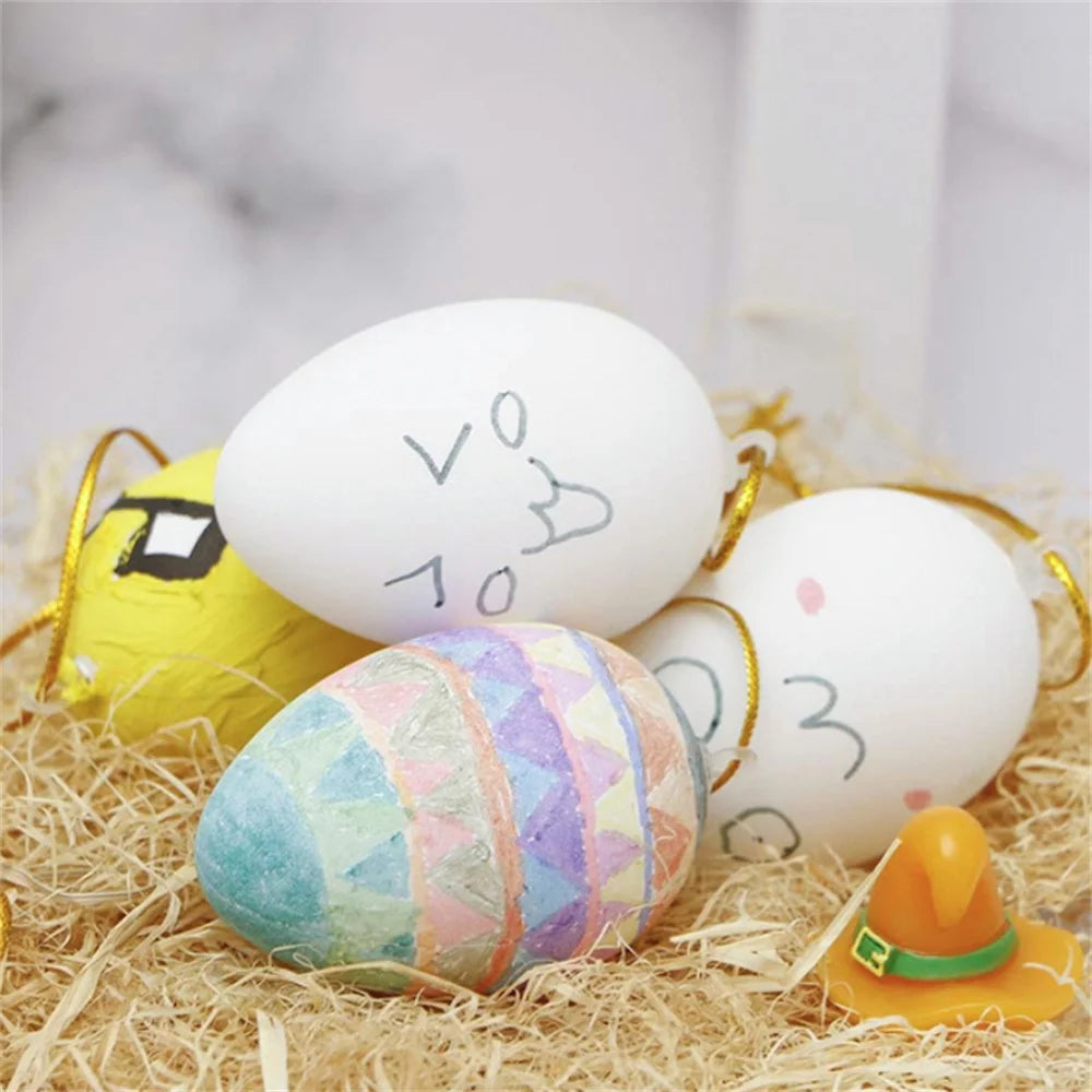 White Foam Easter Eggs DIY Craft Decoration 3–8cm | 1pc