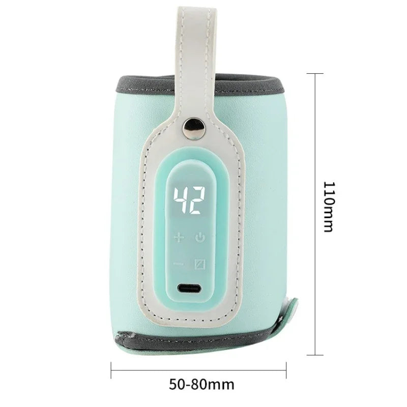 Portable USB Baby Bottle Warmer & Insulation Cover – 21W