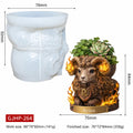 Aries Ram Silicone Pottery Mold – 3D DIY Planter Craft Mold