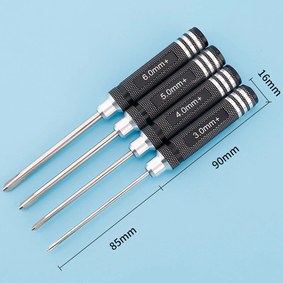 Precision Screwdriver Set 3–6mm | Magnetic Tips & Soft Handle