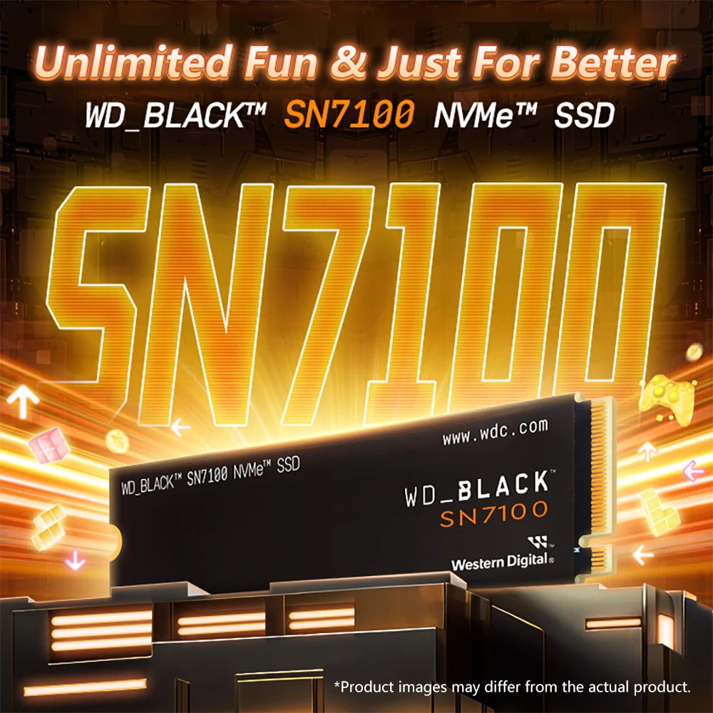 WD_BLACK SN7100 NVMe SSD 1TB–4TB M.2 PCIe Gen 4 | Up to 7250MB/s