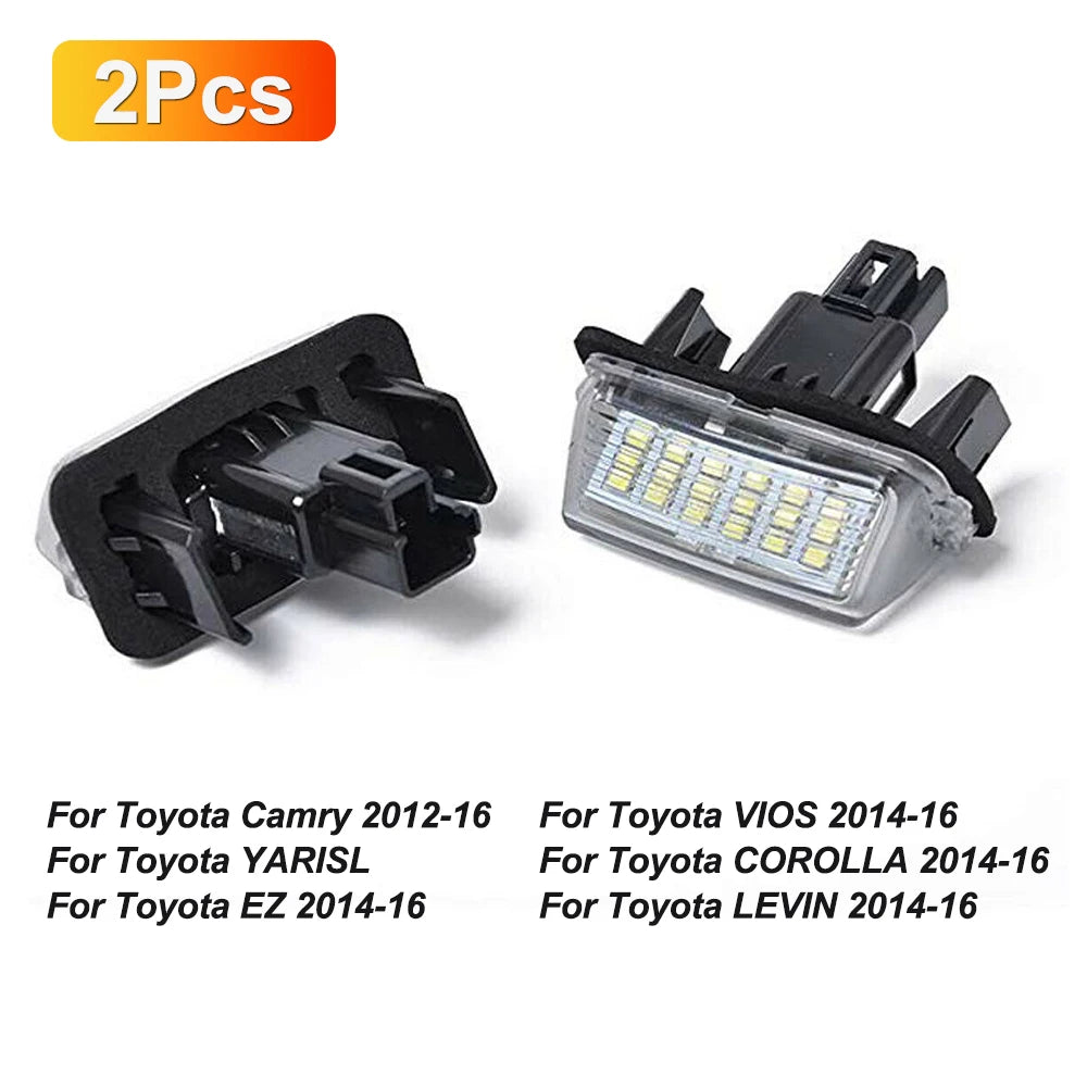 2-Pack Canbus LED License Plate Light for VW Golf Jetta Passat
