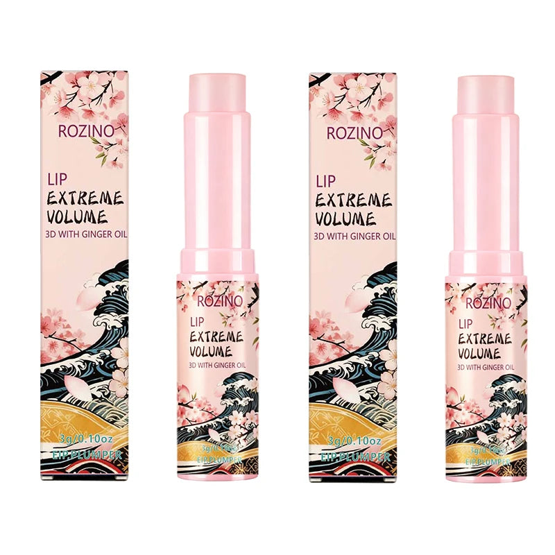 ROZINO 3D Plumping Lip Balm – Moisturizing & Glossy