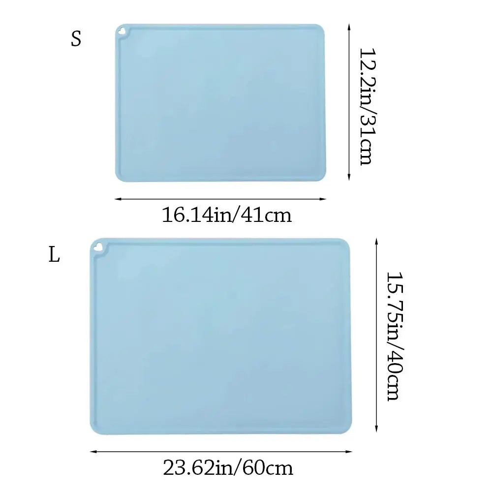 Waterproof Non-Slip Silicone Pet Feeding Mat – Dogs & Cats