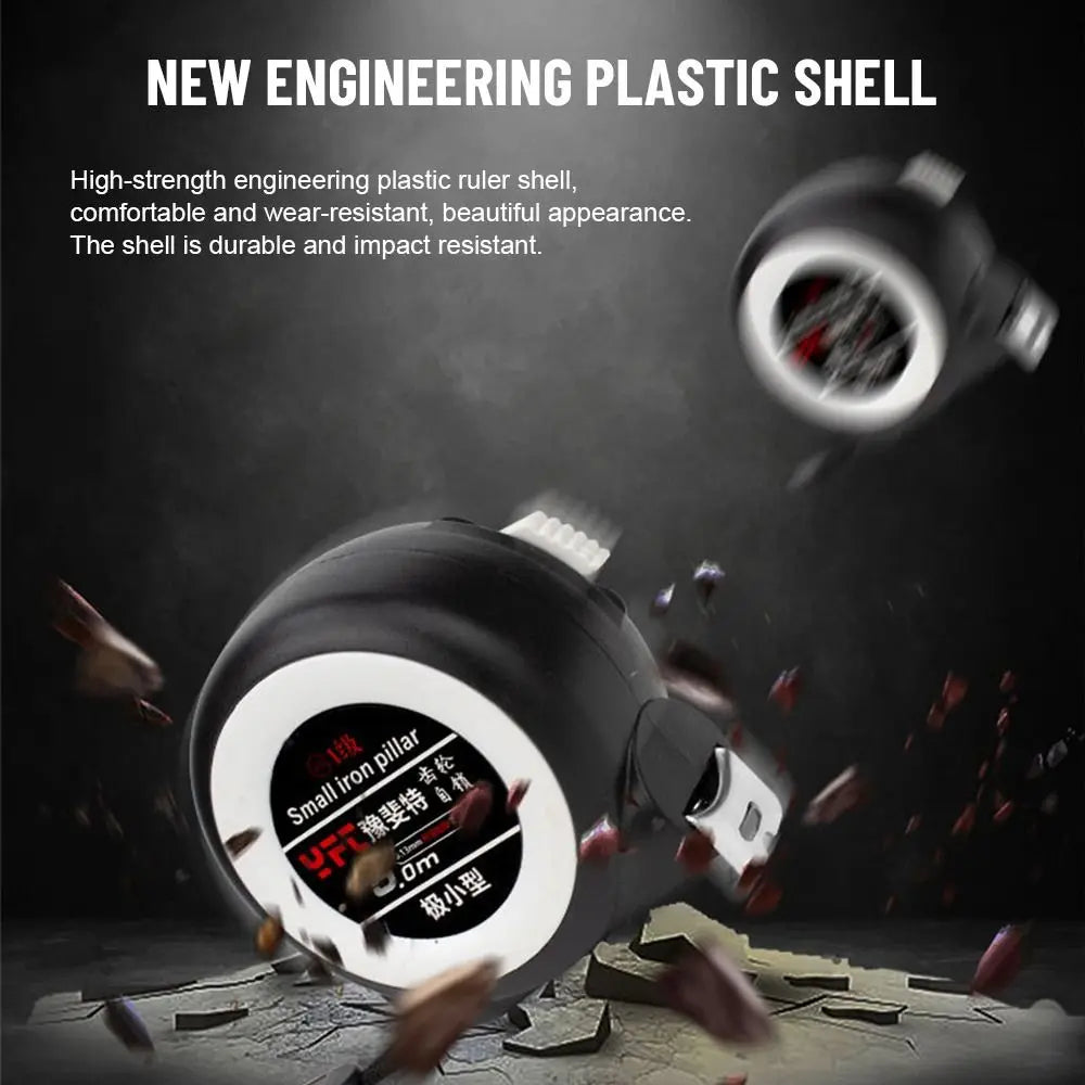 Steel Tape Measure 3/5/7.5/10m – Drop-Resistant & High-Precision