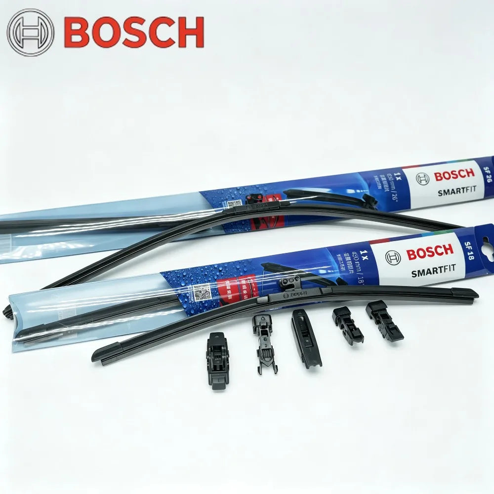Bosch SMARTFIT Wiper Blades 14–26 Inch | Streak-Free & Quiet
