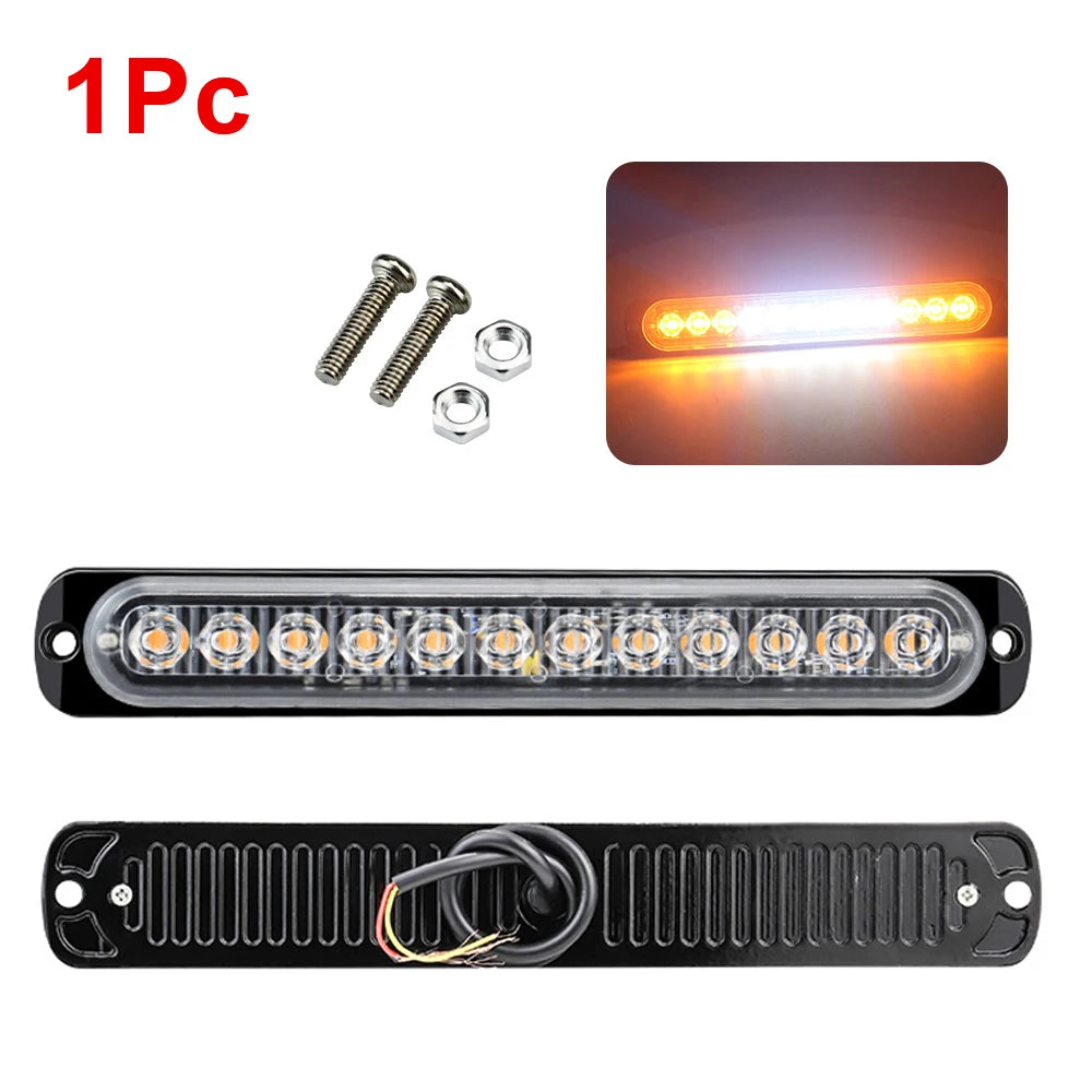 12/24V LED Strobe Beacon Light – Truck, Trailer & Motorcycle