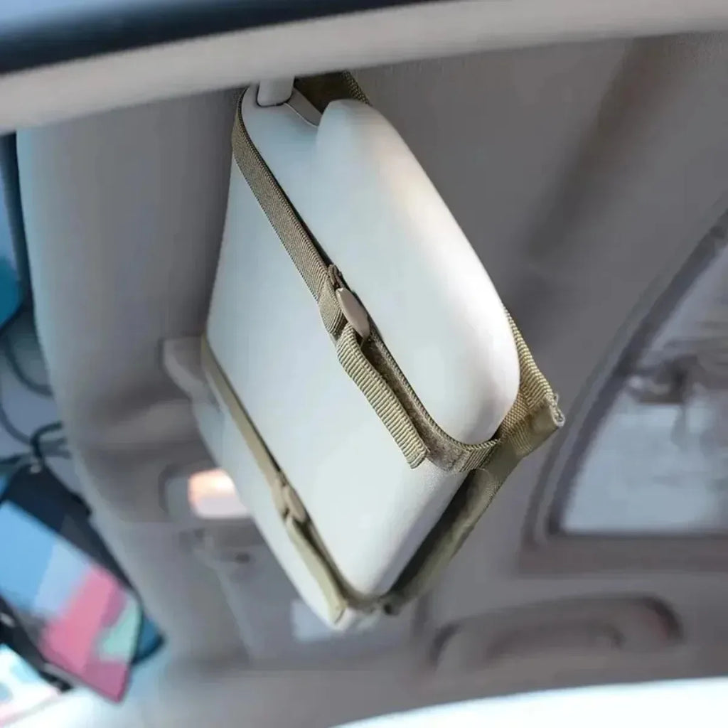 Tactical Car Visor Organizer Bag | SUV Truck Travel Storage