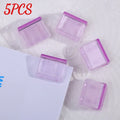 Candy Color Transparent Push Paper Clips | Mini Office Clips