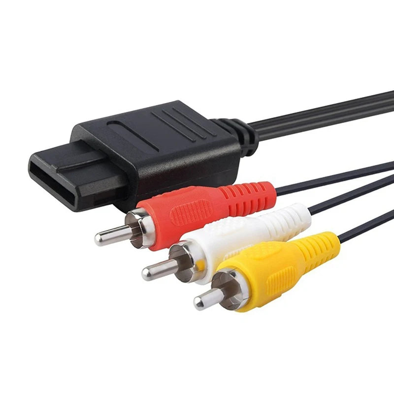 AV RCA Cable for Nintendo N64, Super Famicom & GameCube