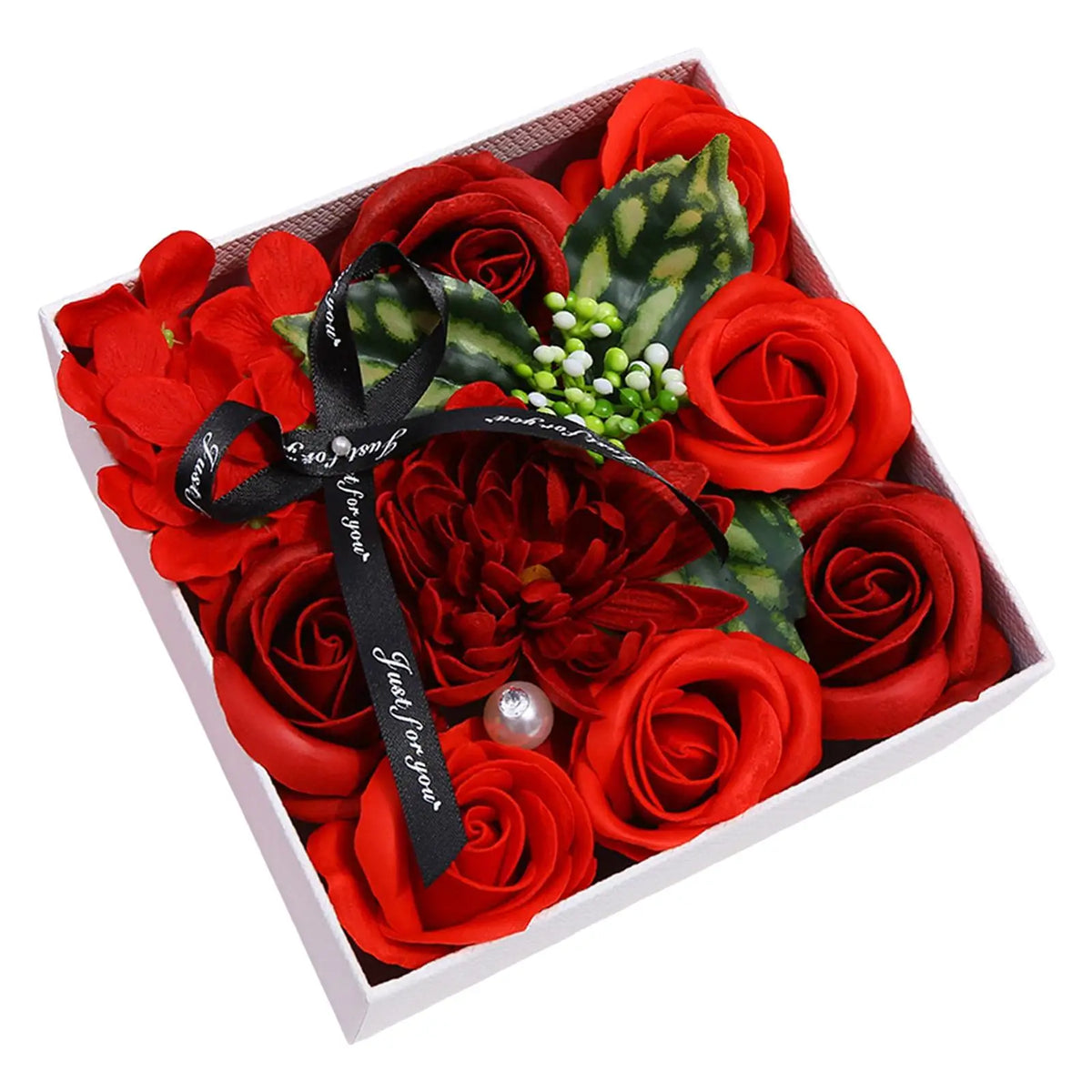 Rose Soap Flower Gift Box – Floral Scented Bouquet