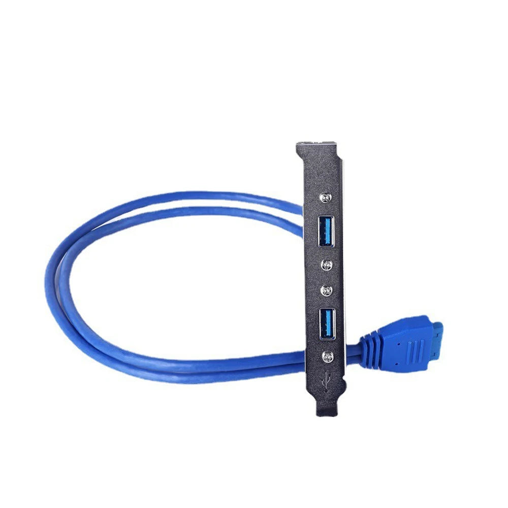 USB 3.0 to 20-Pin Motherboard Back Panel Adapter Cable 50cm