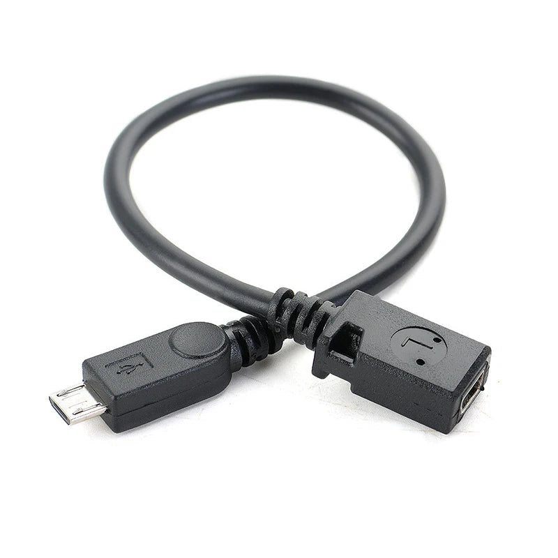 Micro USB to Mini USB Adapter Cable – 20cm OFC Data Cord