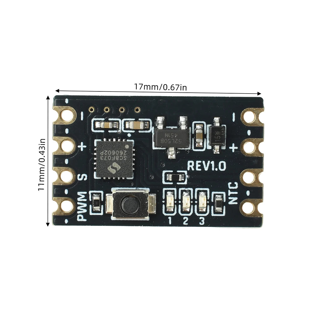 PWM Fan Temperature Controller Module DC 5–15V 4-Pin