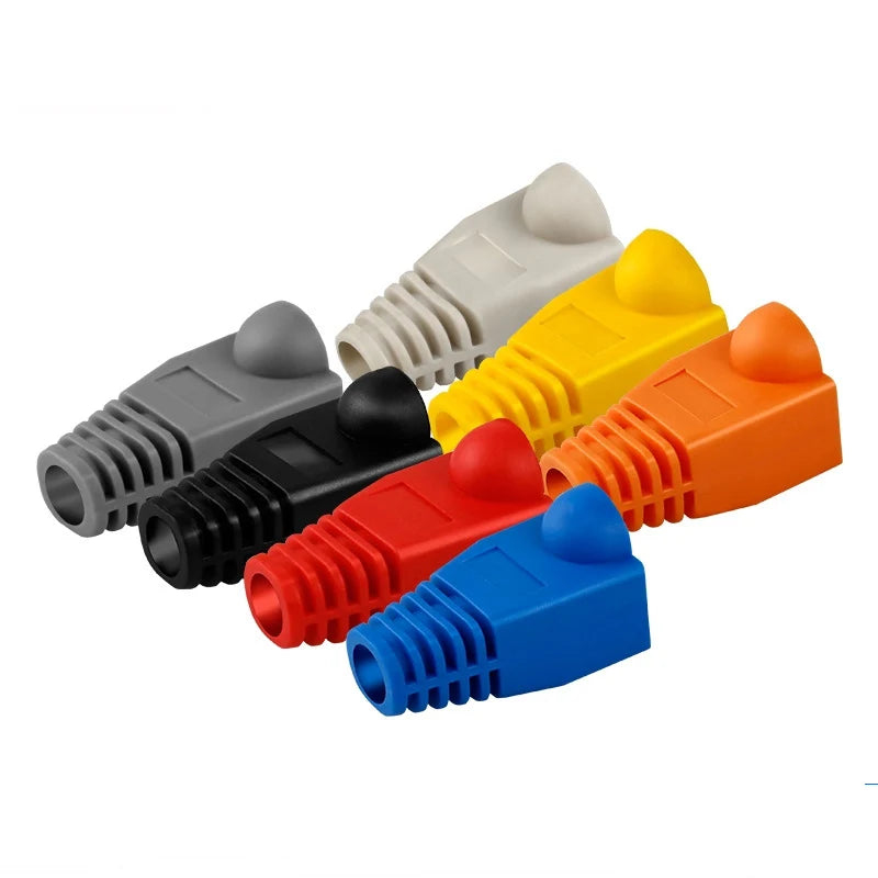RJ45 CAT6 CAT5e Protective Caps Multicolour 50–100 Pack