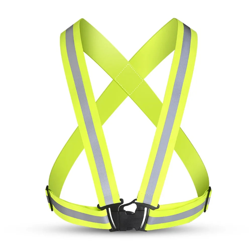 High Visibility Reflective Safety Vest Straps – Multicolor