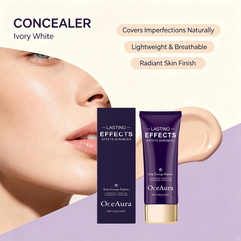 Matte Liquid Foundation Full Coverage Concealer – 3 Shades