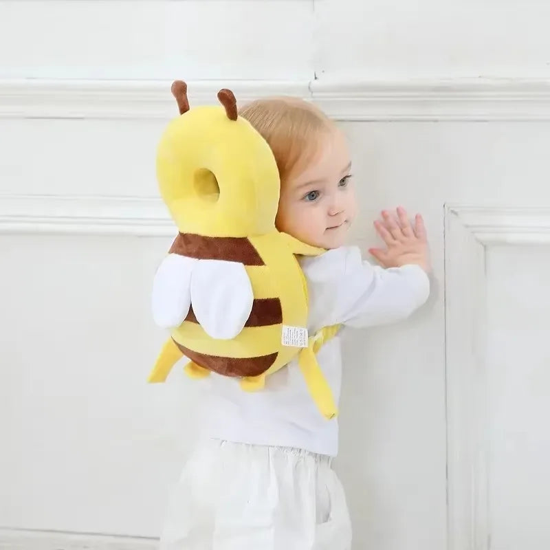 Baby Head Protector Pillow | Breathable Cartoon Safety Pad 1–3Y