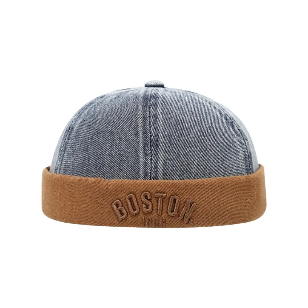 Letter Embroidered Baby Bucket Hat – Adjustable Cotton Cap