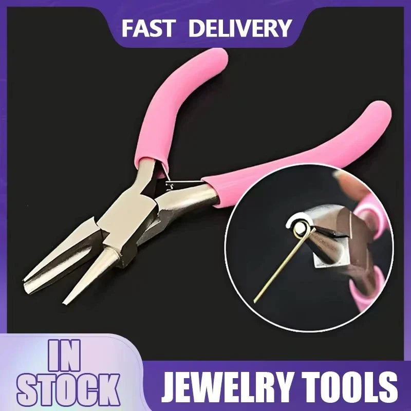 5-Inch Round Concave Wire Looping Pliers | DIY Jewelry Tool