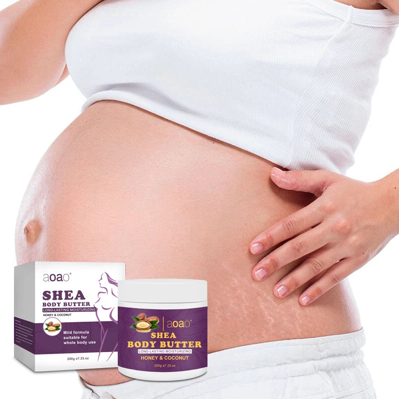 AOAO Shea Body Butter – Vitamin E & Coconut Moisturizer