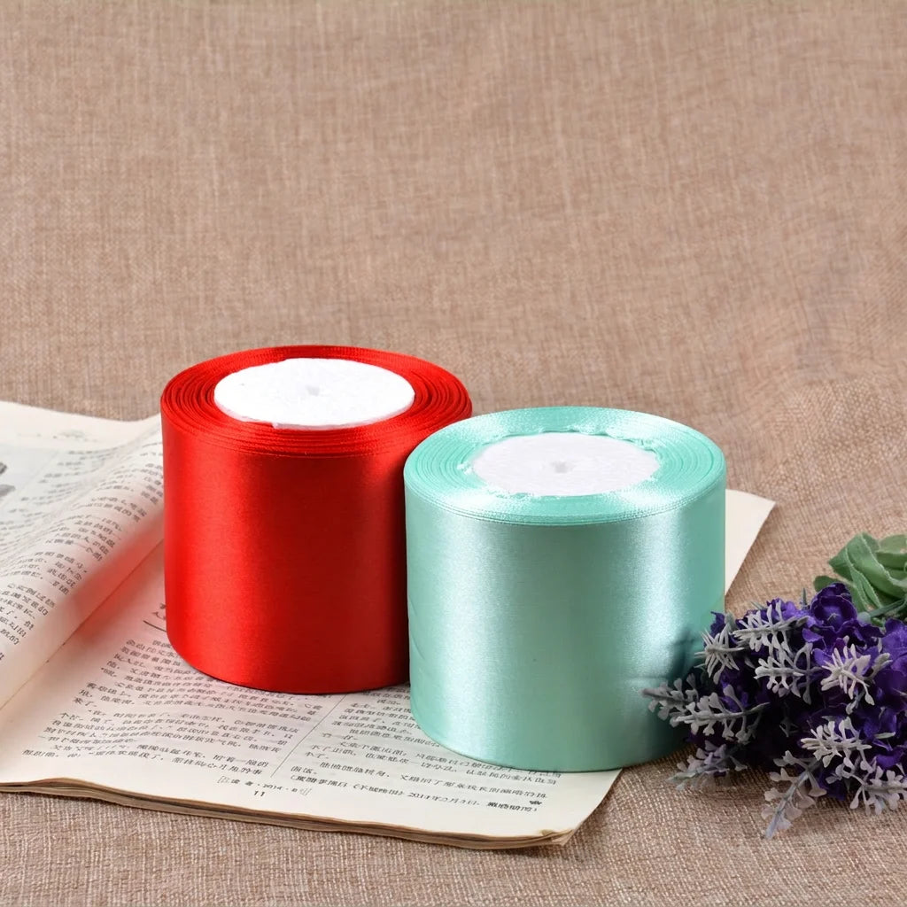 8cm Wide Satin Ribbon – Gift Wrapping & Wedding Décor