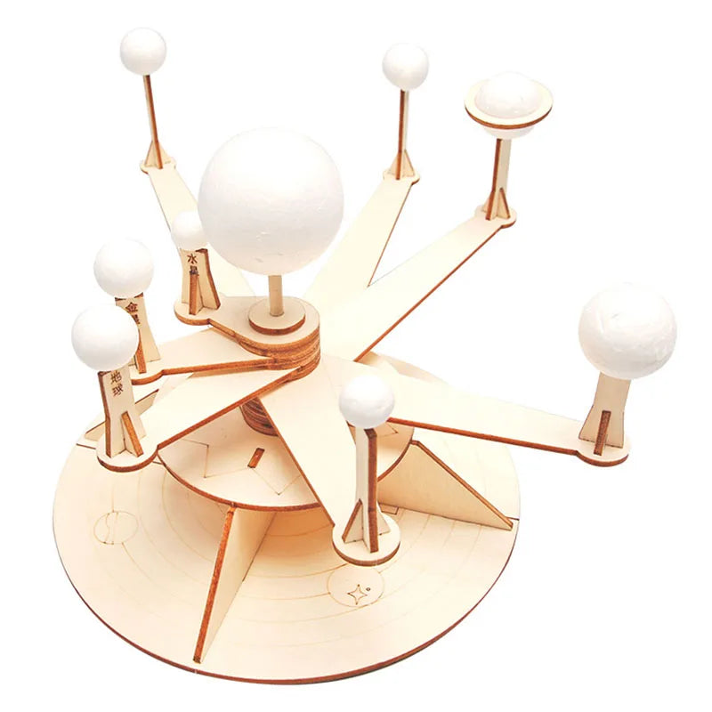 DIY Wooden Solar System Model Kit – STEM Science Toy Ages 7+