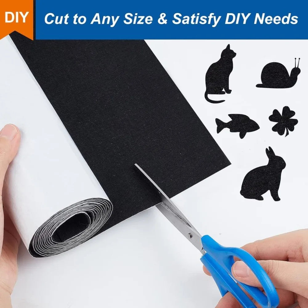 Self-Adhesive Felt Fabric Roll 15.7"x78.7" – Peel & Stick
