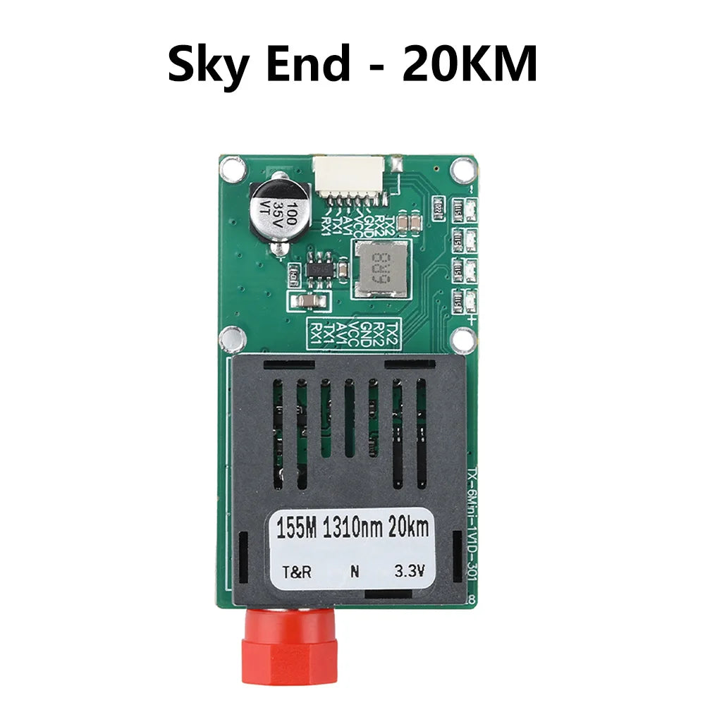 TTL Optical Transceiver Module DC 5.5–26V FC for Drones