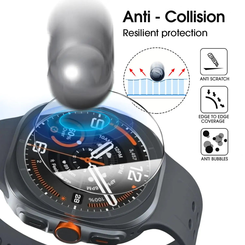 Samsung Galaxy Watch 9 & Ultra HD Tempered Glass Screen Protector