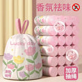 50-Count Scented Drawstring Trash Bags – 20L Cute Bin Liners