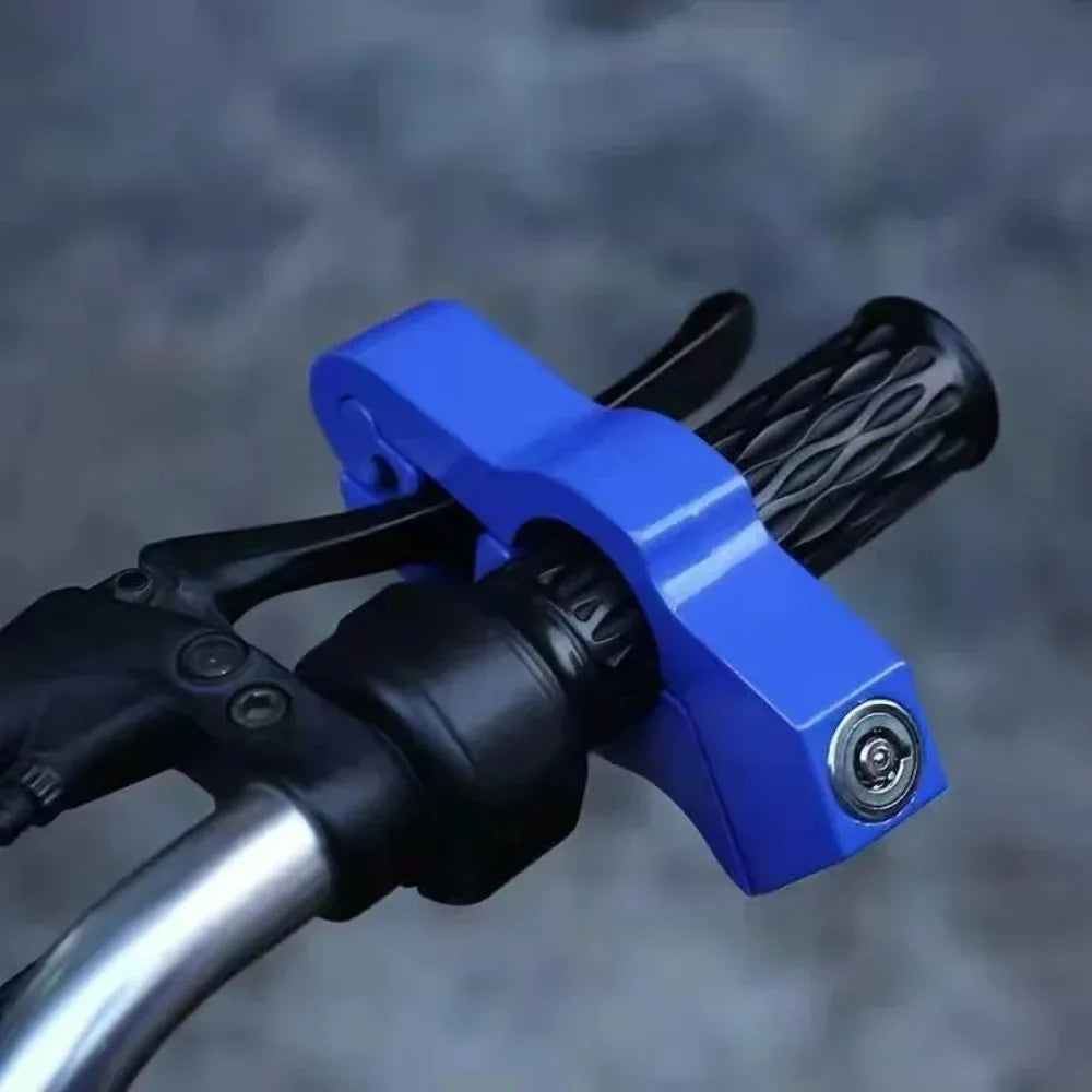 Universal Motorcycle Handlebar Steering Lock | Aluminum, 2 Keys